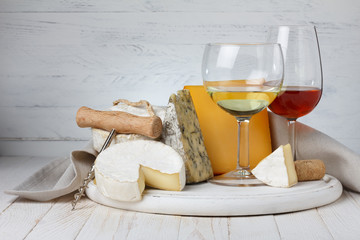 Wine and cheese