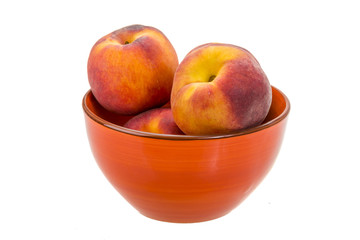 Bright ripe peaches
