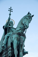 Statue of Saint Stephen in Budapest