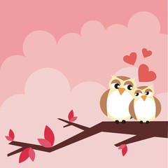 Owls in love