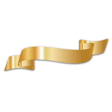 gold vector ribbons for your text