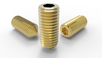 Gewindestift mit Innensechskant mit Spitze