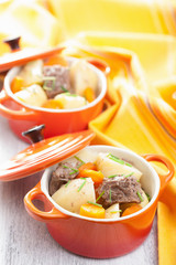 beef stew with potato and carrot