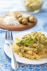 pasta with olive tapenade