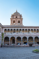 Fototapeta na wymiar Church of Santo Domingo, Coricancha,Cusco, Peru,South America