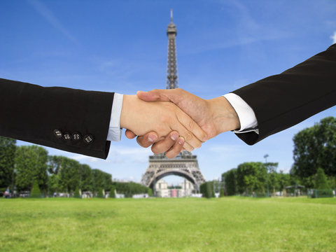 closing a deal in Paris