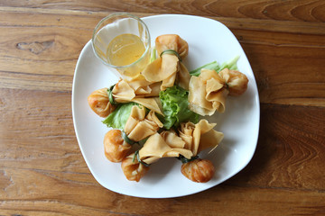 Wonton Oriental deep fried wontons