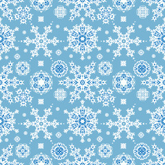 Seamless winter pattern vector design