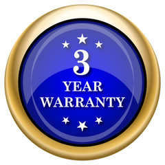 3 year warranty icon