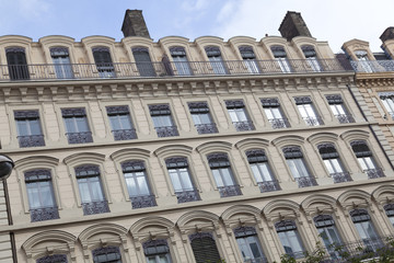 Fassade traditioneller Wohngebäude in Lyon,Frankreich © Ralf Gosch