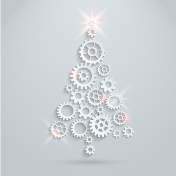 Mechanical Christmas tree