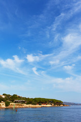 Fototapeta na wymiar Sardynia wybrzeżu w miejscowości Palau.