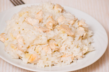 Chicken Breast with Rice