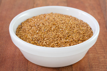 linseeds in bowl