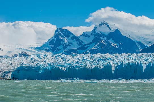Blue ice of Perito Moreno Glacier, Argentina