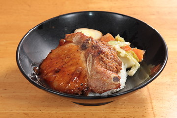 ステーキライス