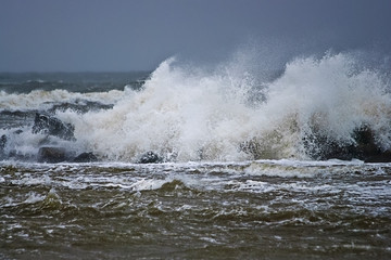 waves in a storm
