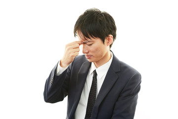 疲れたビジネスマン