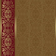 gold floral ornament