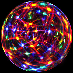 Party lights glass ball