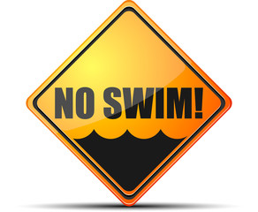 Obraz premium No Swim!