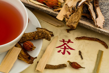 Tee für traditionelle chinesische Medizin