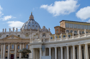 Roma, piazza San Pietro, veduta