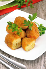 croquettes of potatoes