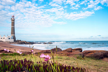 Lighthouse in Jose Ignacio near Punta del Este, Uruguay