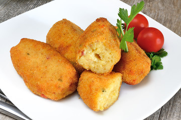 croquettes of potatoes