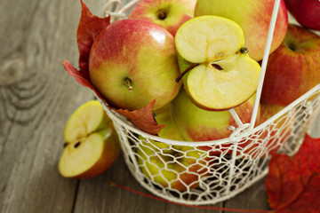 Apples in a basket
