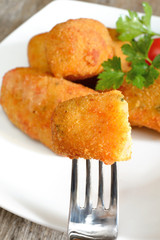 croquettes of potatoes