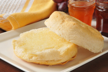 Hot buttermilk biscuit