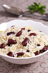 Rice with red beans