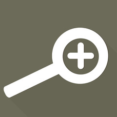 Fototapeta premium Zoom in web icon