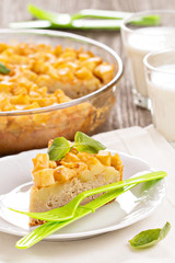 Savoury cake with potatoes