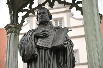 Martin Luther, Denkmal, Marktplatz, Lutherstadt Wittenberg