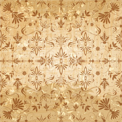 Seamless vintage floral background