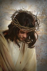 Jesus With Crown of Thorns