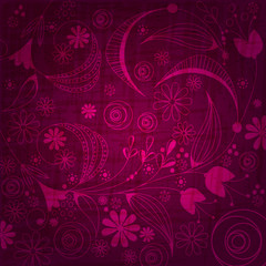 Vintage floral background