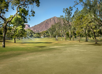 Golf course in Arizona - Camelback Mountain