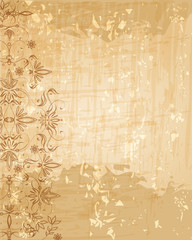 Vintage floral background