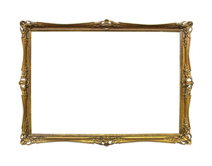 Gold aged frame
