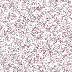 Coffee seamless pattern. Coffee beans background