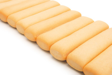 biscuit sticks line up with clipping path