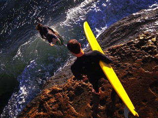 Sunset Cliffs Beach San Diego Pacific Ocean