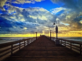 Fototapeta na wymiar Coming Storm Imperial Beach San Diego California