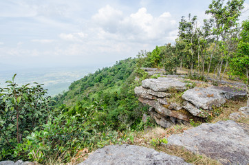 View Point at Pa Hua Nak cliff