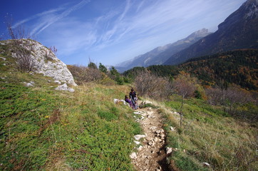 sentier de randonn&eacute;e - chartreuse