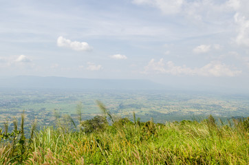 View Point at Pa Hua Nak cliff